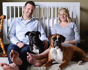 Maternity Portraits, Maternity pictures with pets