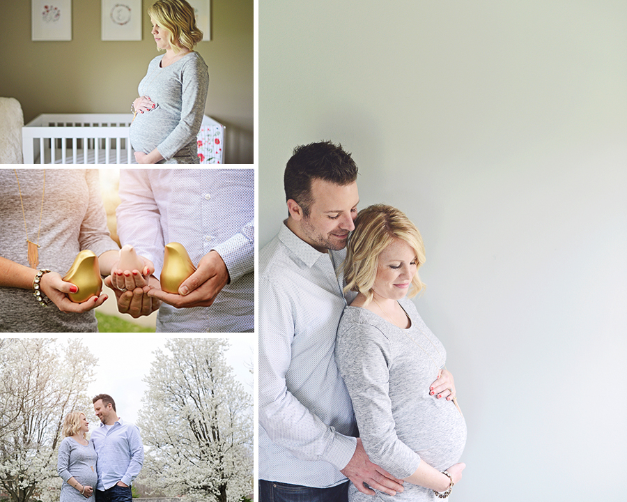 Maternity pictures, maternity portraits in nursery, outdoor maternity session, natural light maternity pictures
