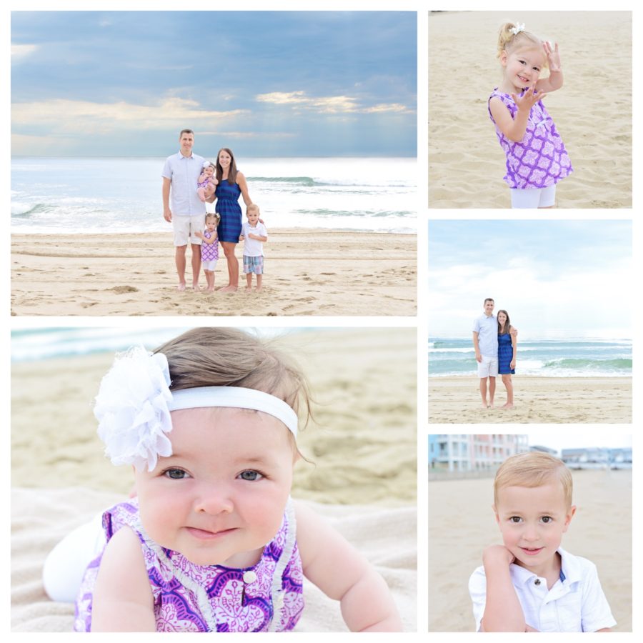 Columbia City Photographer, Beach family portraits, family of 4 portraits