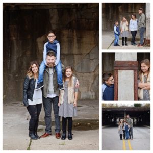 Downtown family portraits