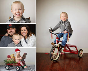 2 Year old portraits, Columbia City Photographer, Christmas Portraits